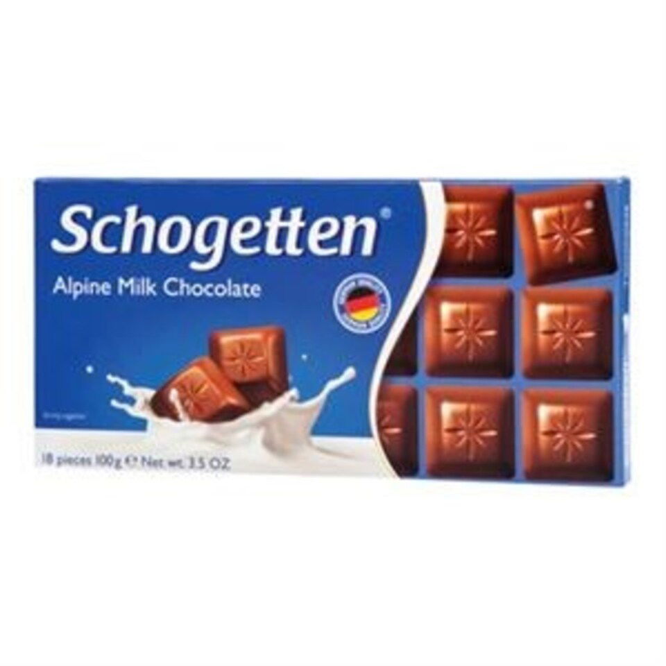 SCHOGETTEN ÇİKOLATA SÜTLÜ 100 GR*15 Lİ
