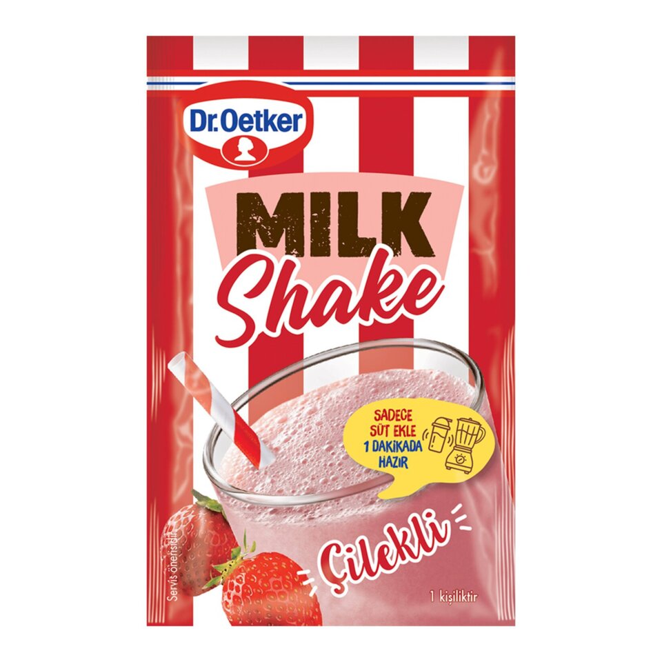 DR.OETKER MILKSHAKE CILEKLI 22 GR