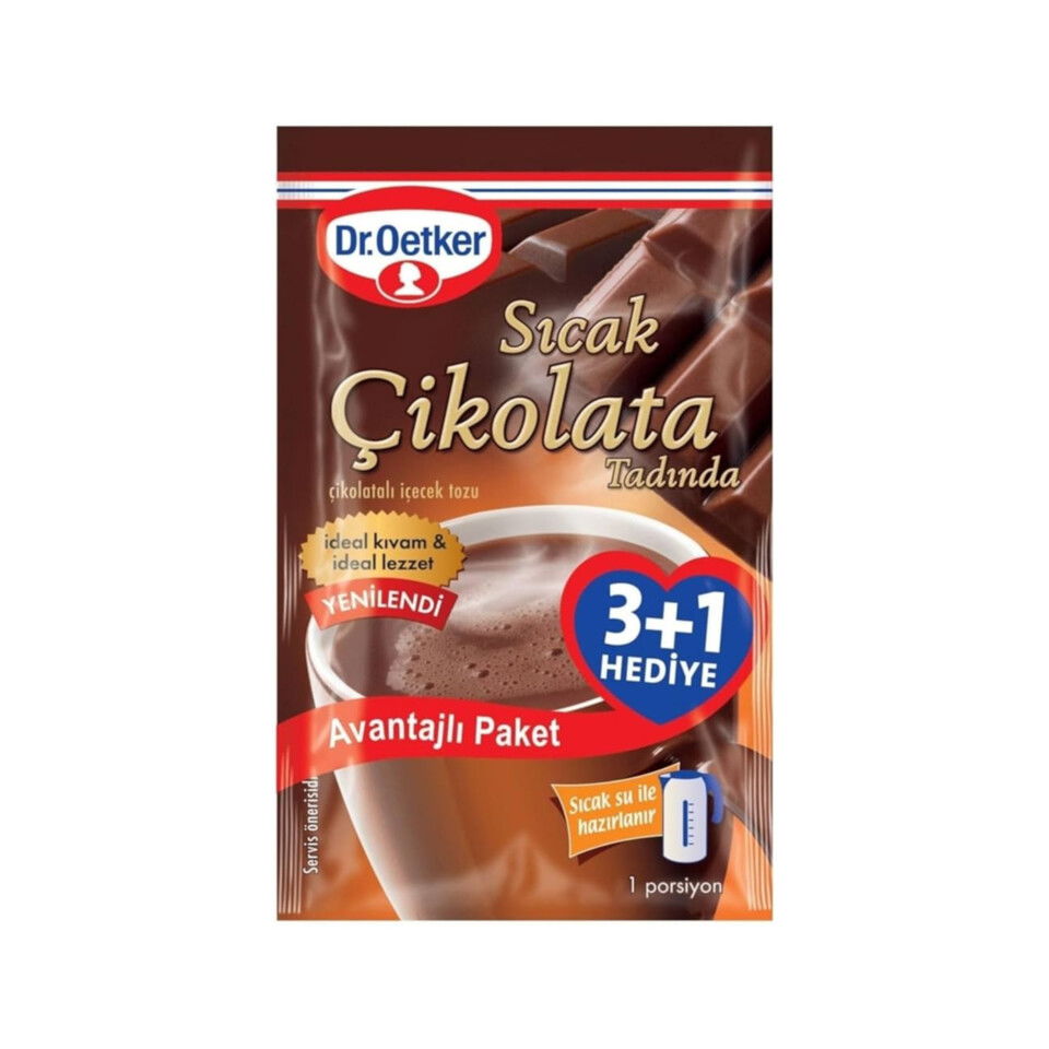 DR.OETKER SICAK CIKOLATA 4*LÜ 76 GR
