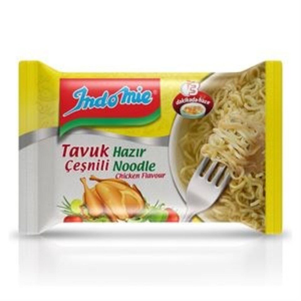 INDOMİE NOODLE 70 GR.-TAVUK ÇEŞNİLİ (PAKET)