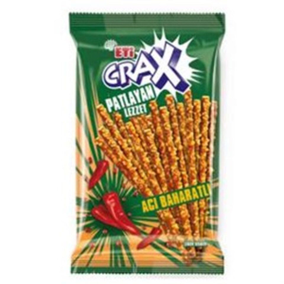 ETİ CRAX  ÇUBUK KRAKER 50 GR -PAT.LEZ. ACI BAHARAT