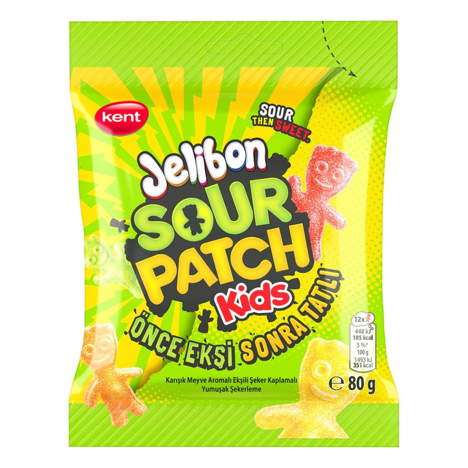 JELİBON SOUR PATCH KİDS 80 GR