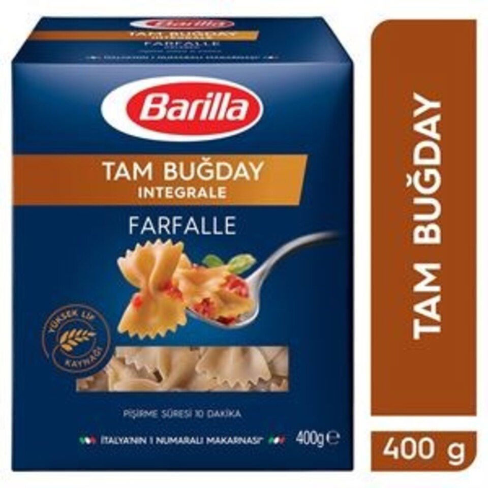 BARİLLA MAKARNA 400 GR -TAM BUĞDAY KELEBEK