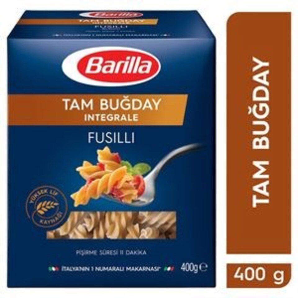 BARİLLA MAKARNA 400 GR -TAM BUĞDAY BURGU