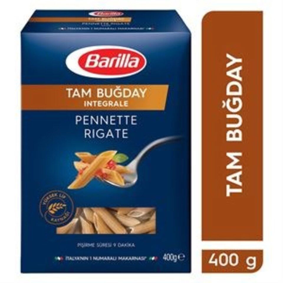 BARİLLA MAKARNA 400 GR -TAM BUĞDAY KÜÇÜK KALEM