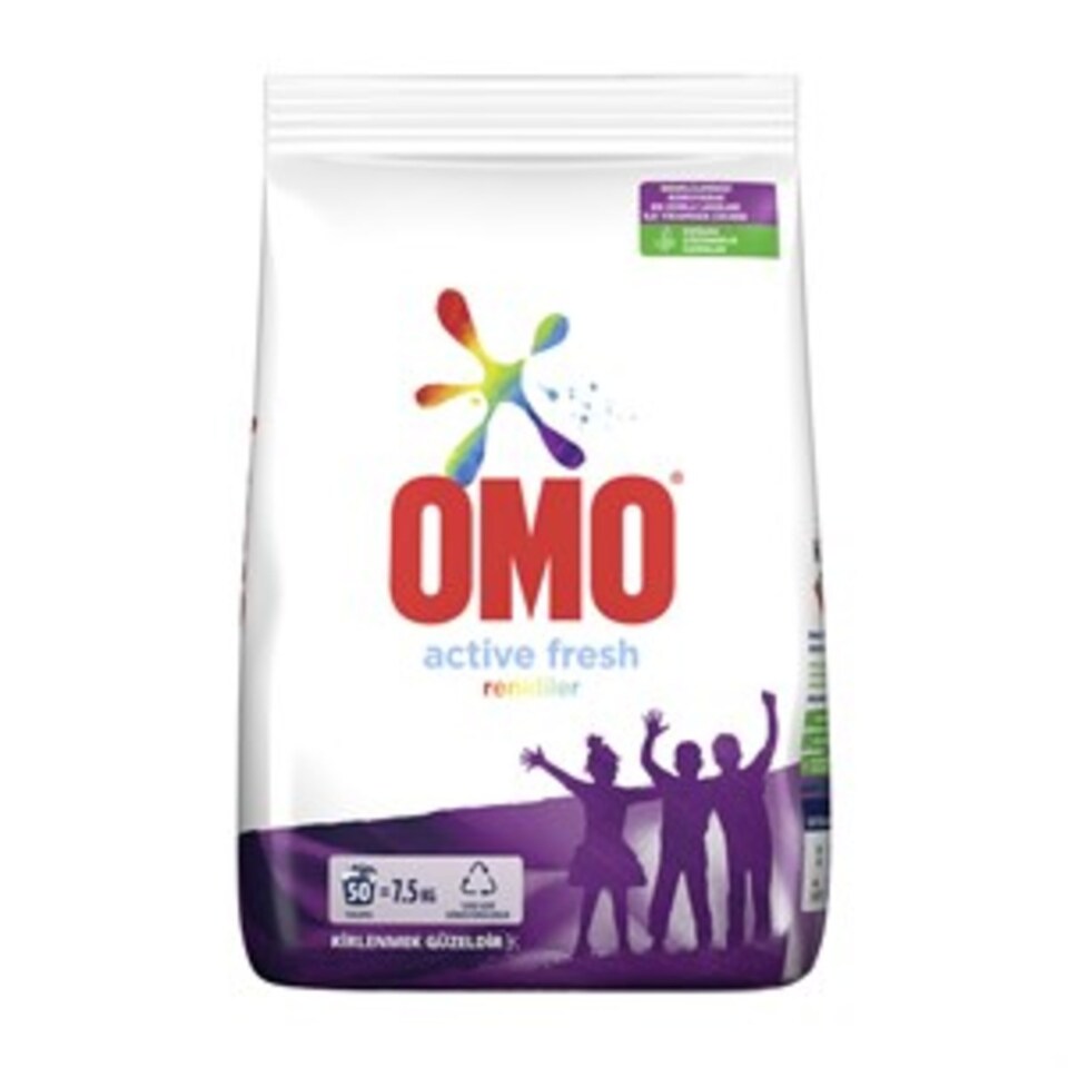 OMO MATİK 7,5 KG-ACTIV FRESH RENKLİLER