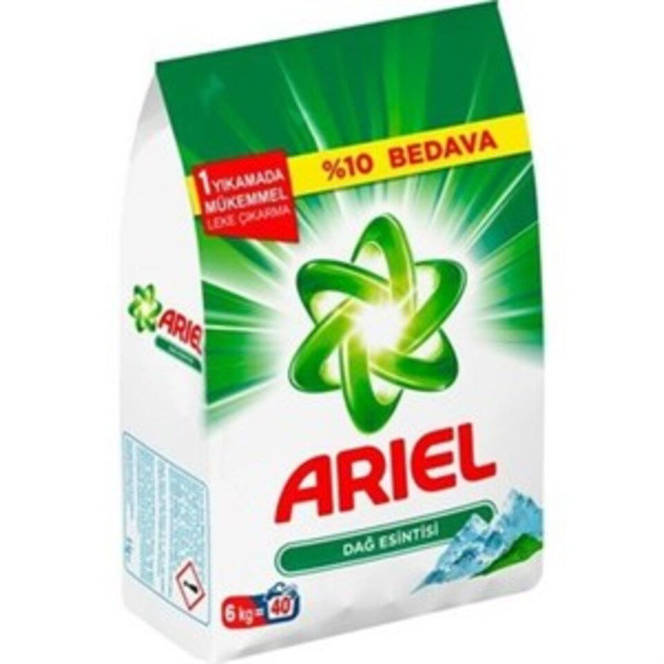 ARİEL MATİK 6 KG DAĞ ESİNTİSİ BEYAZ&RENKLİLER