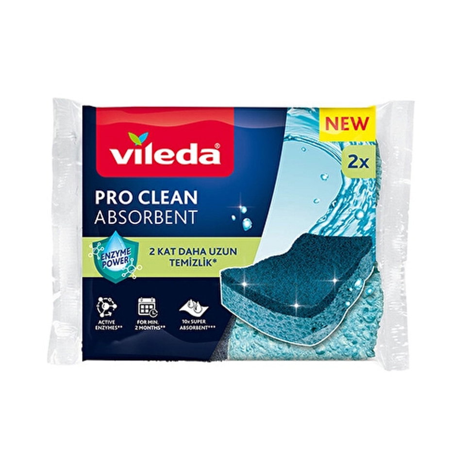 VİLEDA PRO CLEAN VİSCOSE SÜNGER 2'Lİ