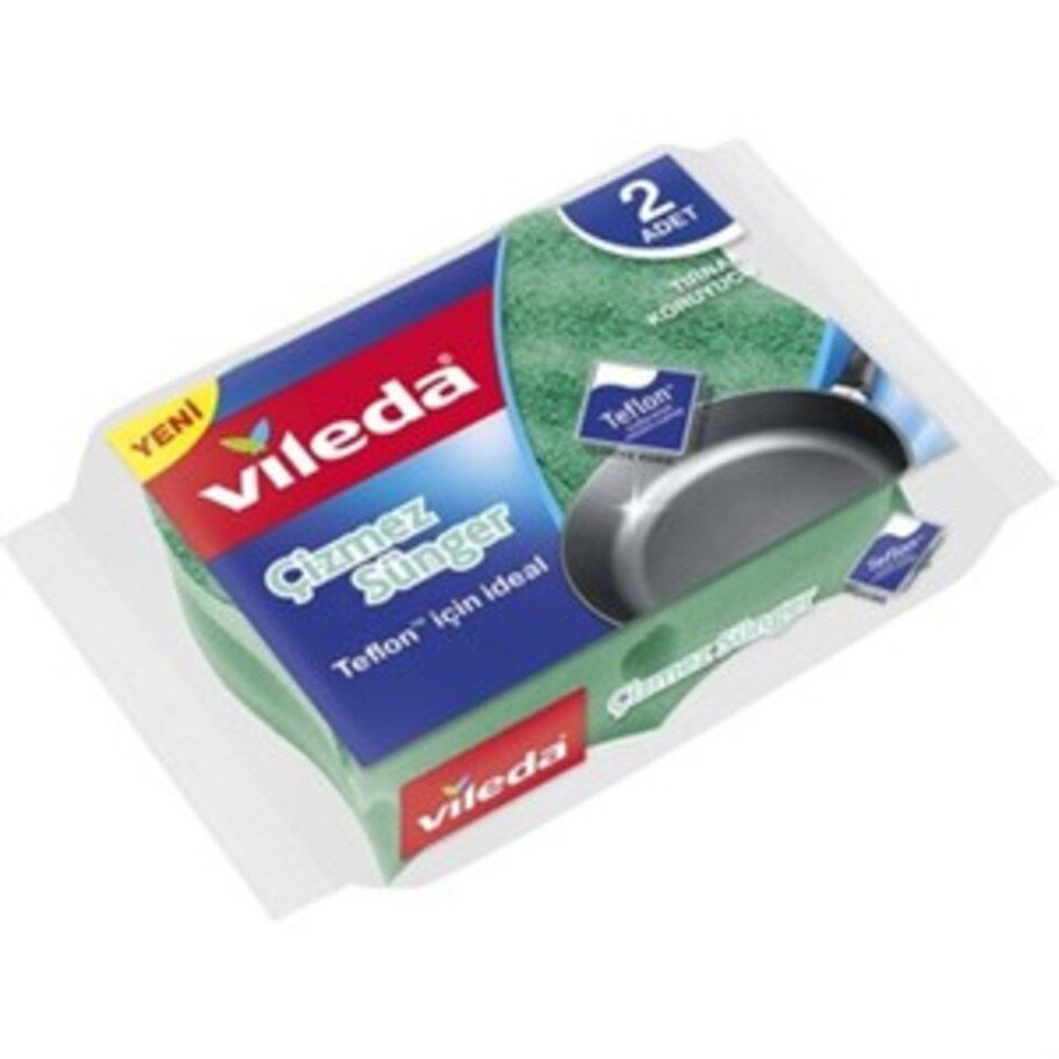VİLEDA ÇİZMEZ SÜNGER OLUKLU 2'Lİ