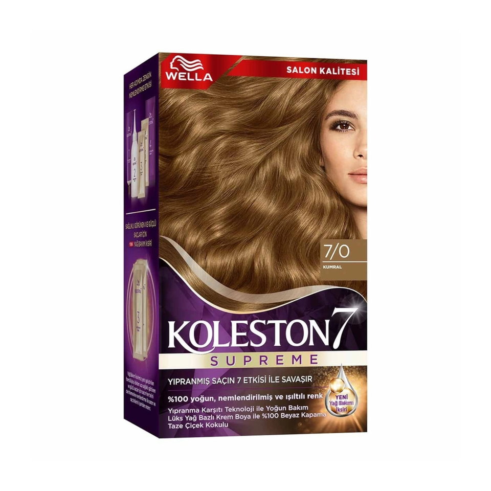 KOLESTON KIT SAÇ BOYASI-7/0 KUMRAL