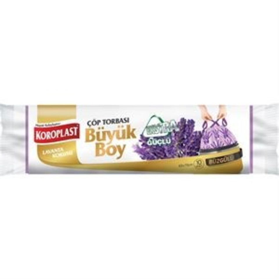 KOROPLAST BÜZG.EXT.GÜÇ ÇÖP.T.-LAVANTA-BÜYÜK 10'LU
