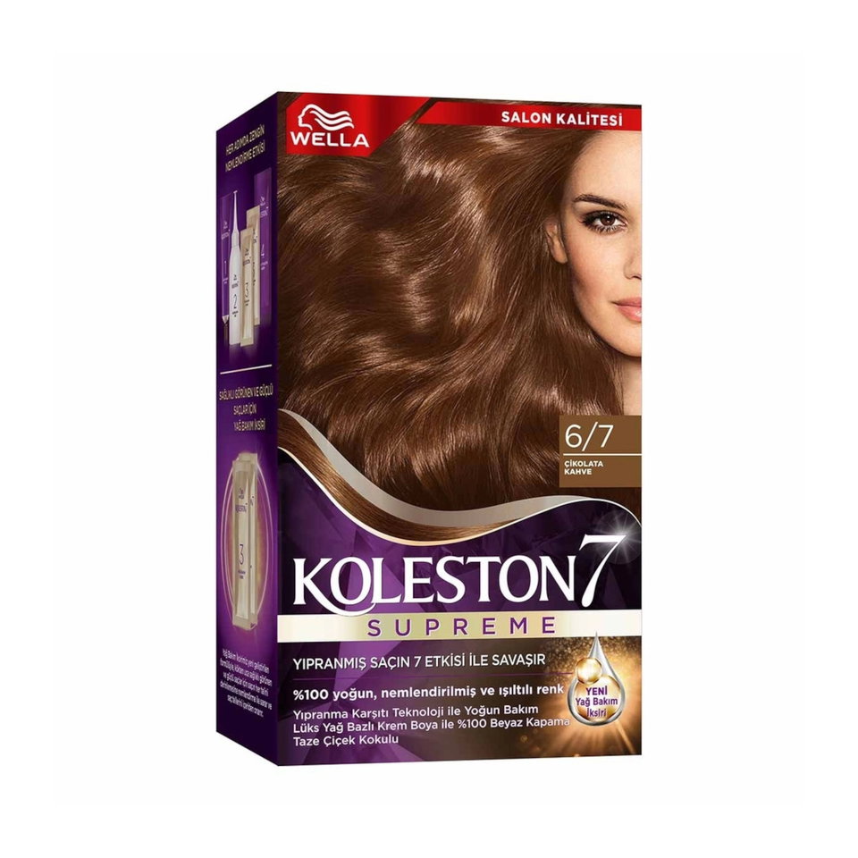 KOLESTON KIT SAÇ BOYASI-6/7 CIKOLATA KAHVE