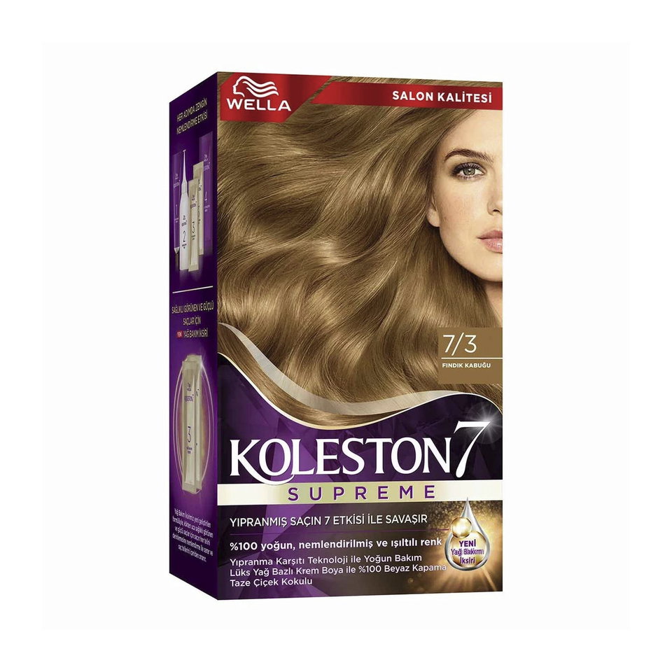KOLESTON KIT SAÇ BOYASI-7/3 FINDIK KABUGU
