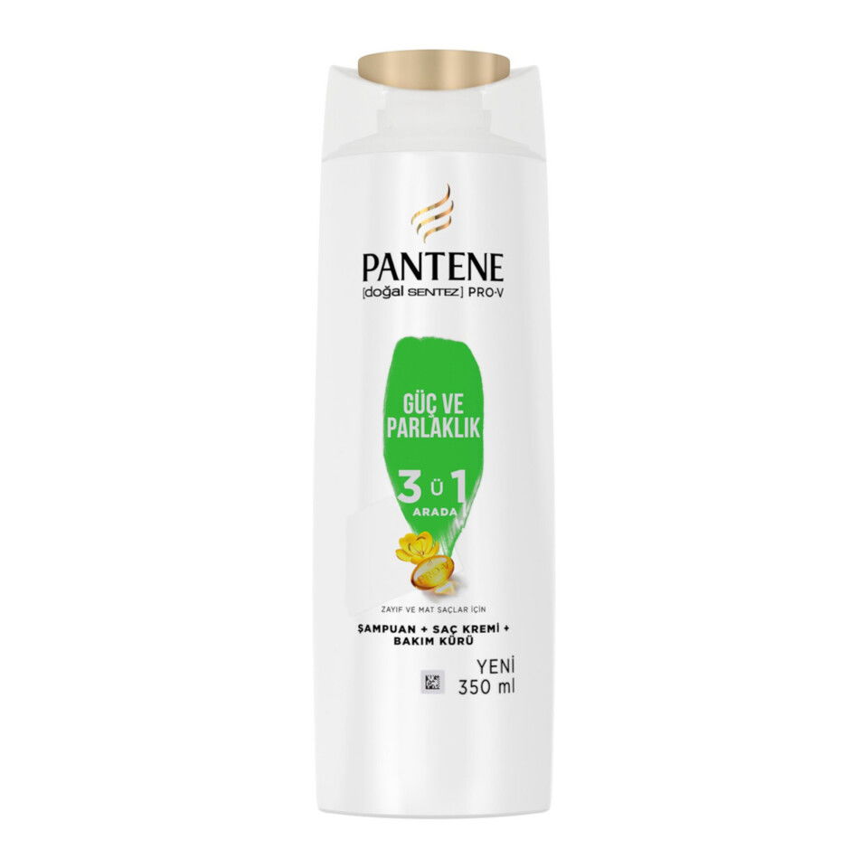 PANTENE ŞAMPUAN 350 ML-GÜÇ VE PARLAKLIK