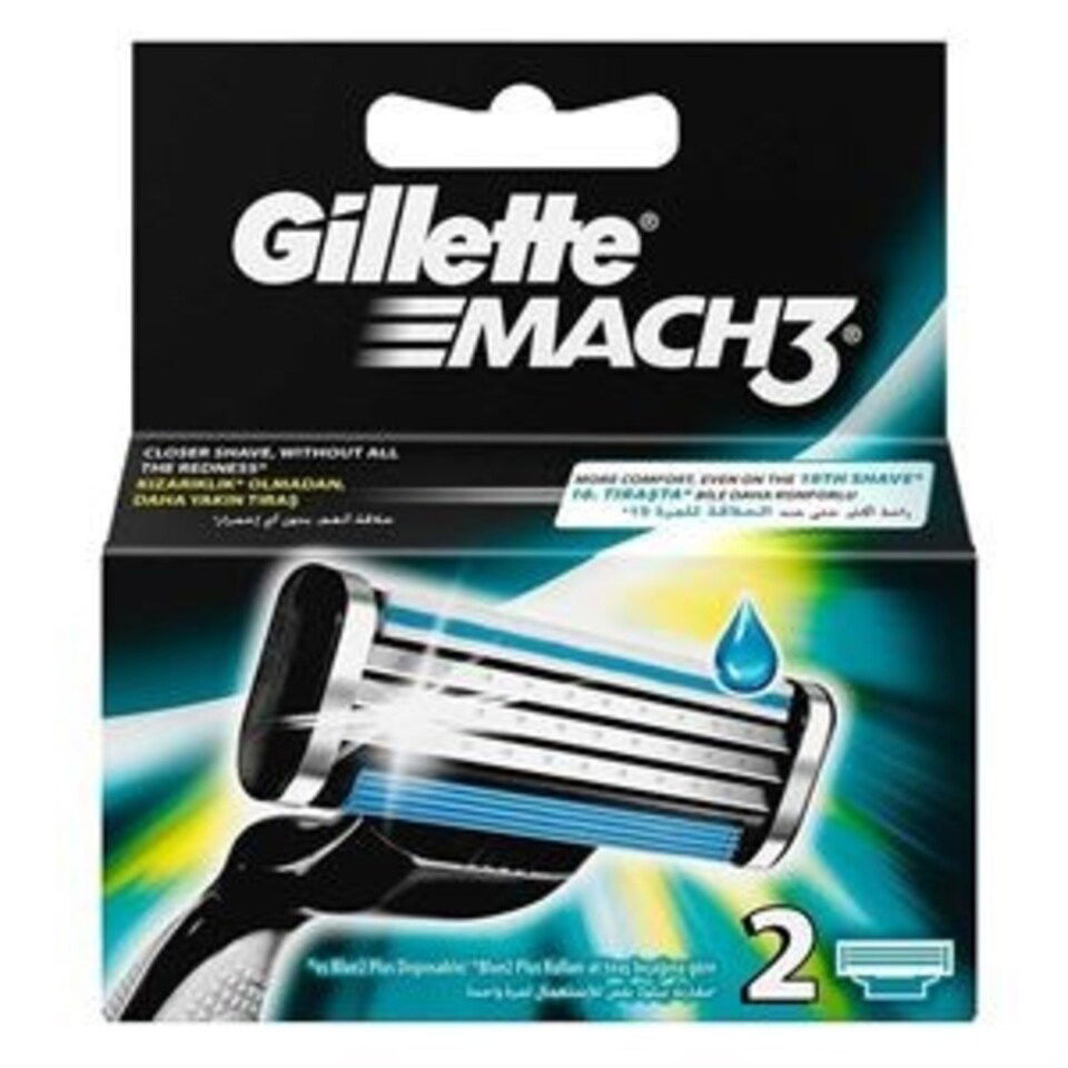 GILLETTE MACH3 BICAK 2'Lİ