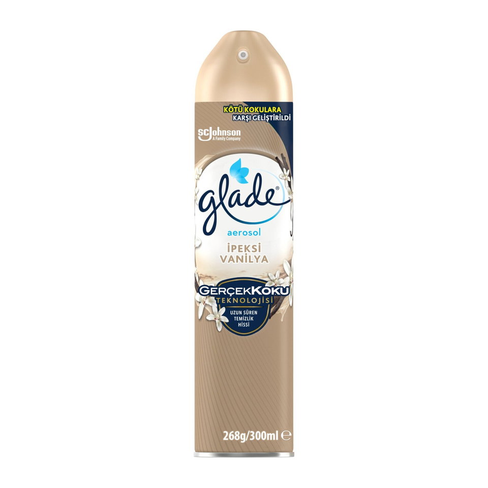 GLADE AEROSOL 300 ML-İPEKSİ VANİLYA