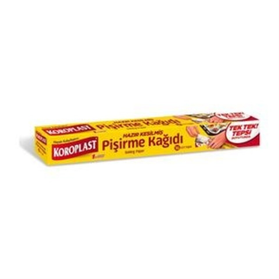 KOROPLAST PİŞİRME KAĞIDI-KESİLMİŞ 16'LI