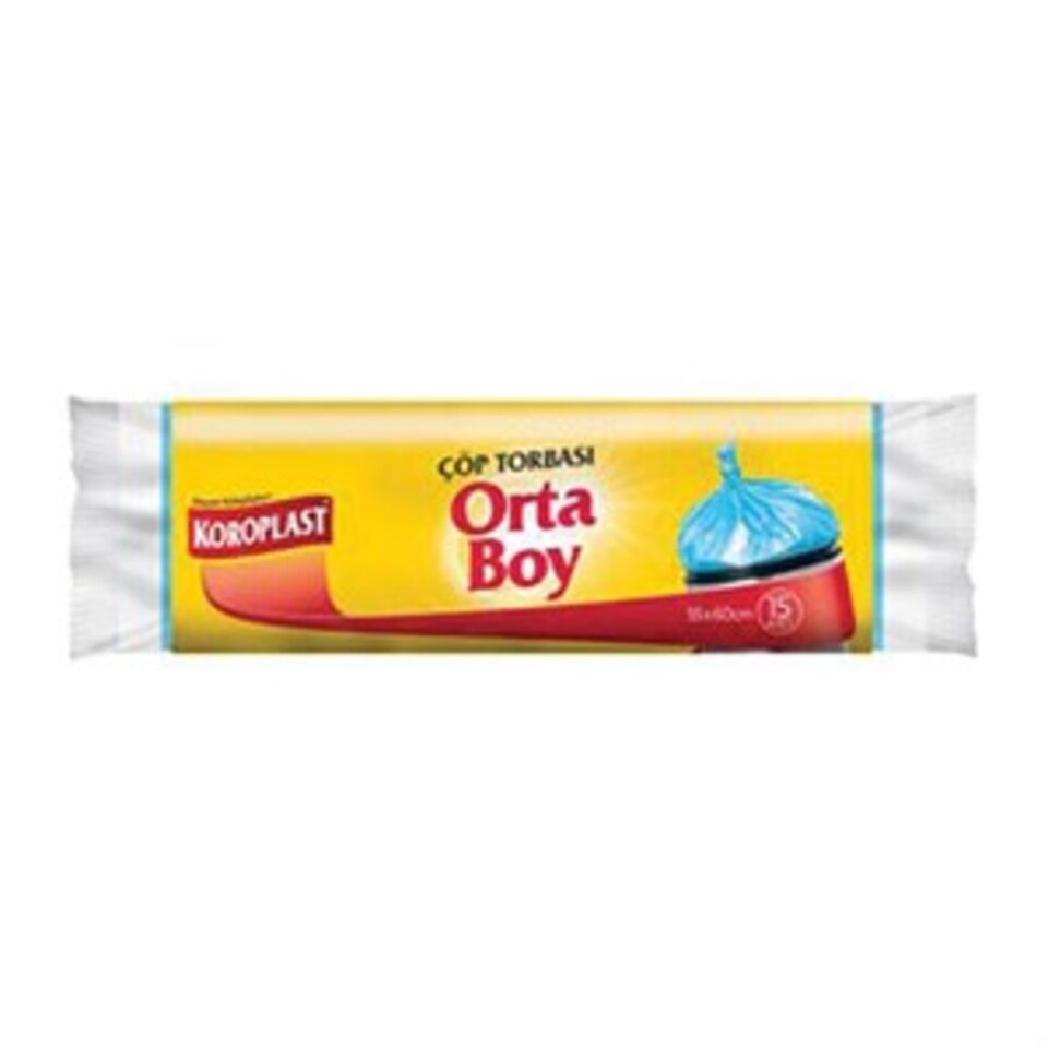KOROPLAST ÇÖP TORBASI 15'Lİ-ORTA.
