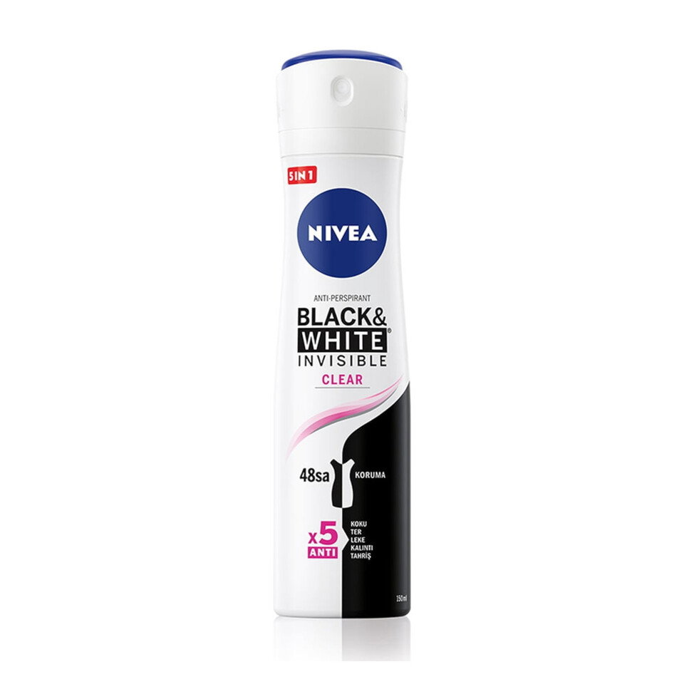 NİVEA DEO WOMEN 150 ML-B&W CLEAR