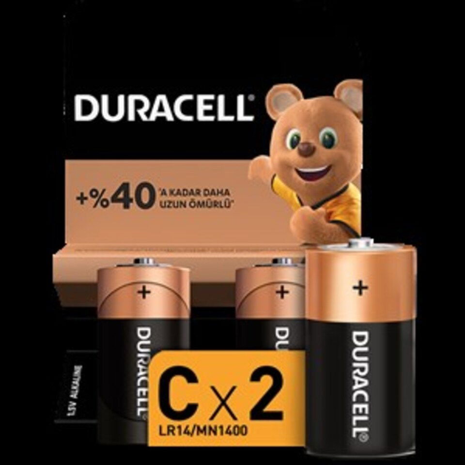DURACELL PİL - C BOY 2 Lİ