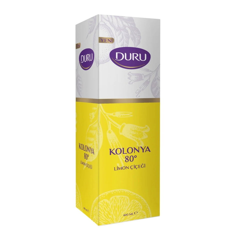 DURU KOLONYA 400 ML-LİMON ÇİÇEĞİ
