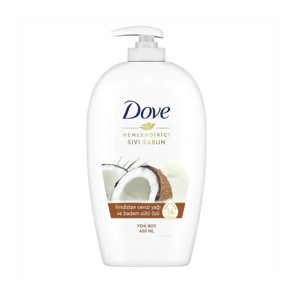 DOVE SIVI SABUN 450 ML-HİNDİSTAN CEVİZİ