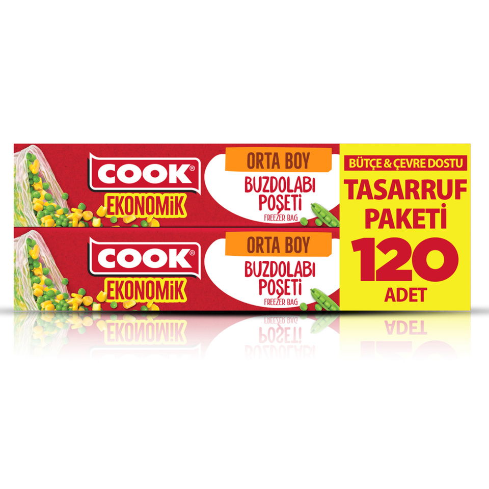 COOK EKO BUZDOLABI POŞETİ ORTA-120'Lİ