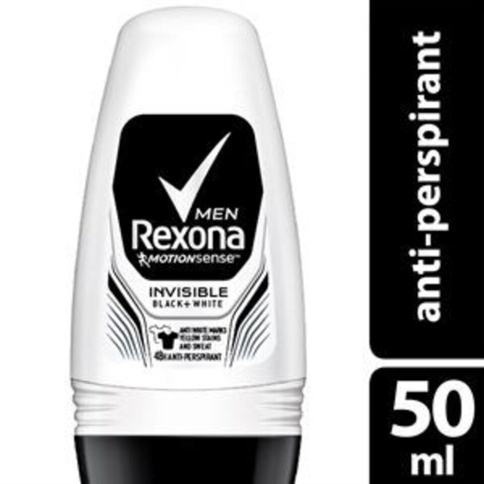 REXONA ROLL-ON 50 ML-INVISIBLE MEN*12