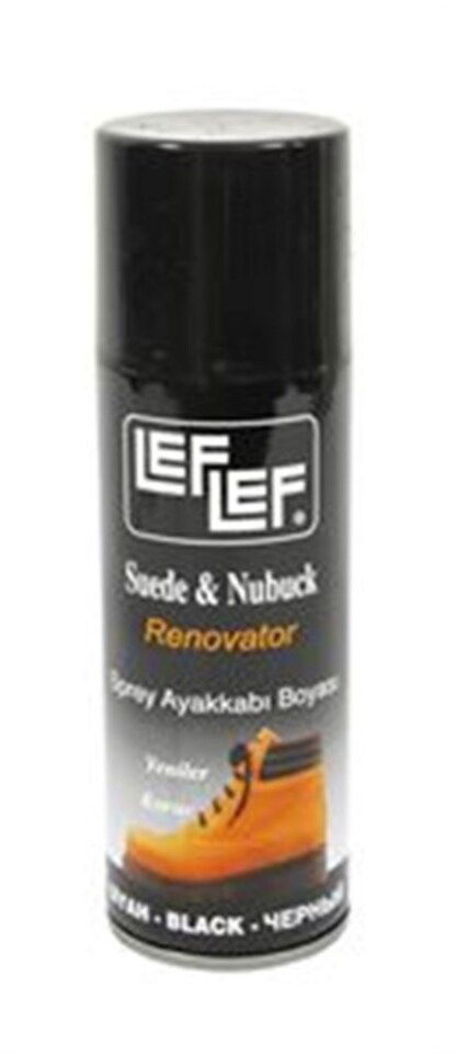 LEFLEF NUBUK-SÜET SPREY 200 ML-SİYAH