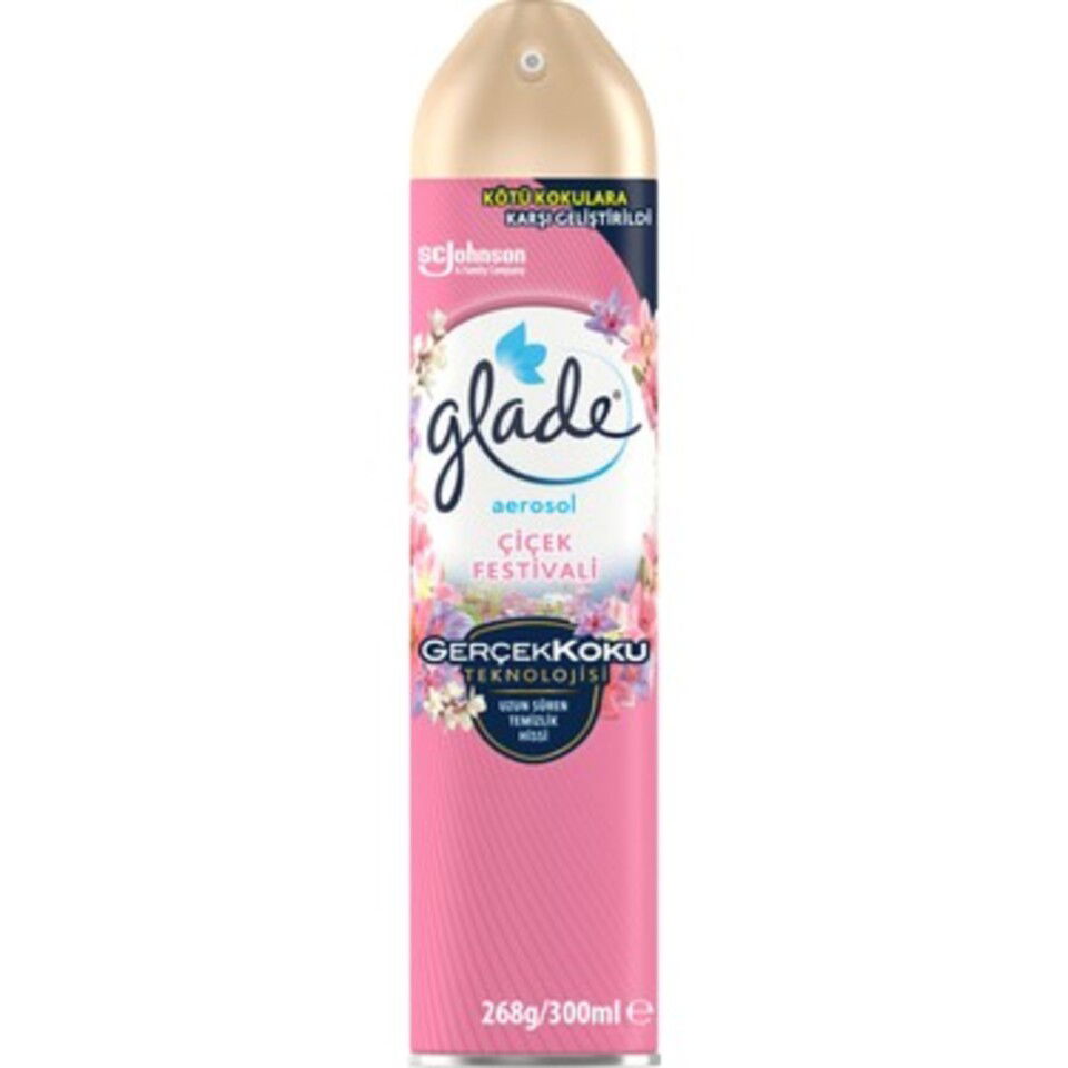 GLADE AEROSOL 300 ML-ÇİÇEK FESTİVALİ*12