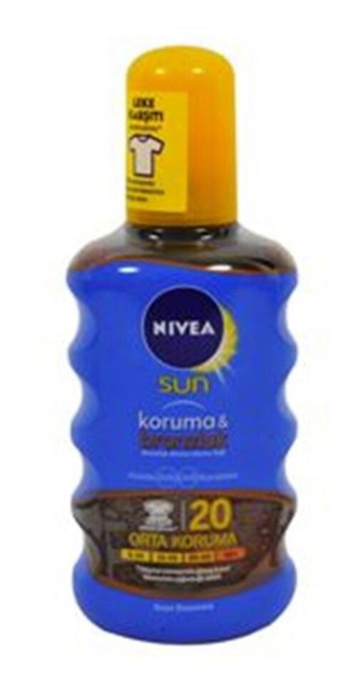 NİVEA GÜNEŞ YAĞ F20 SPREY 200 ML - KORUMA&BRONZLUK