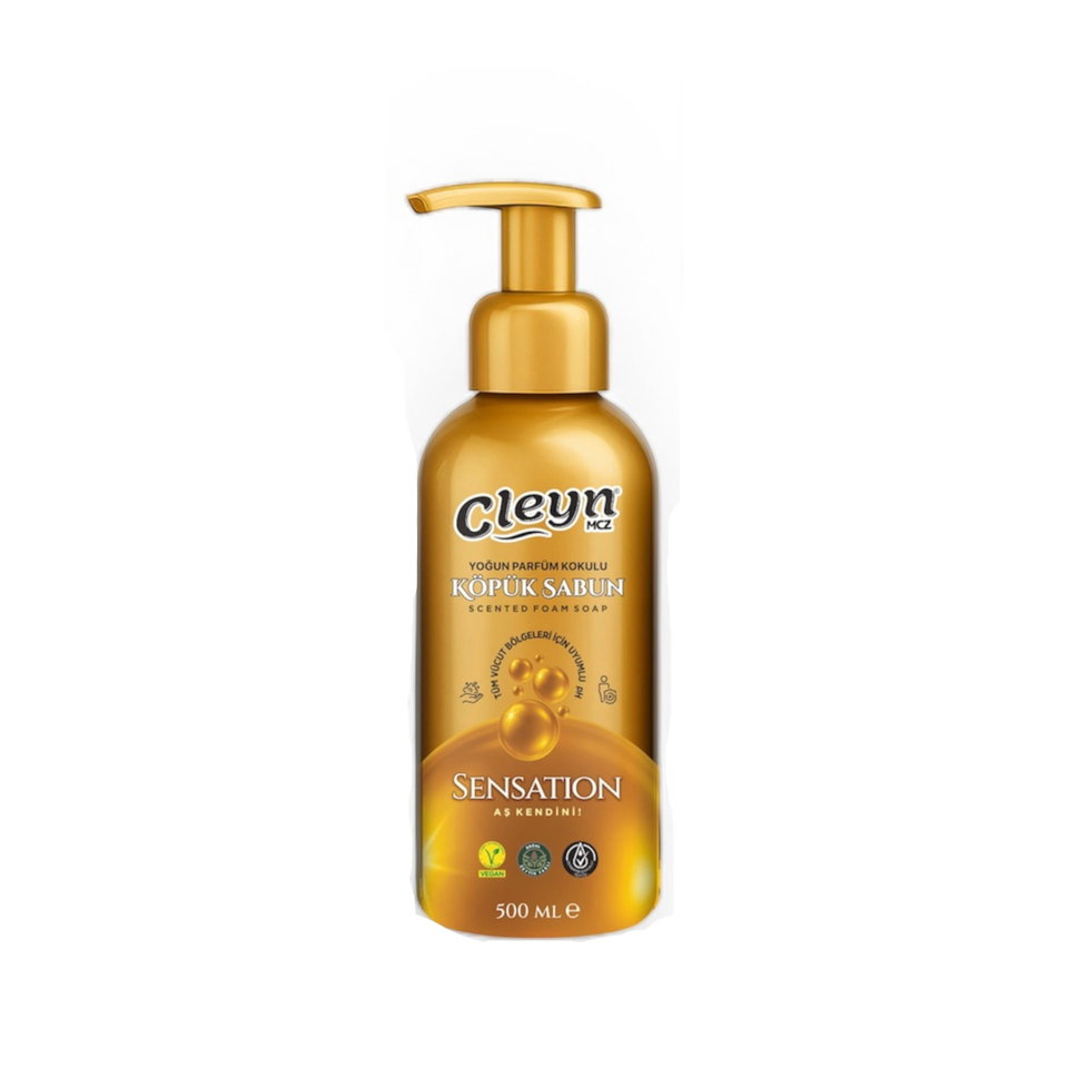 CLEYN KÖPÜK SABUN 500 ML-SENSATION GOLD