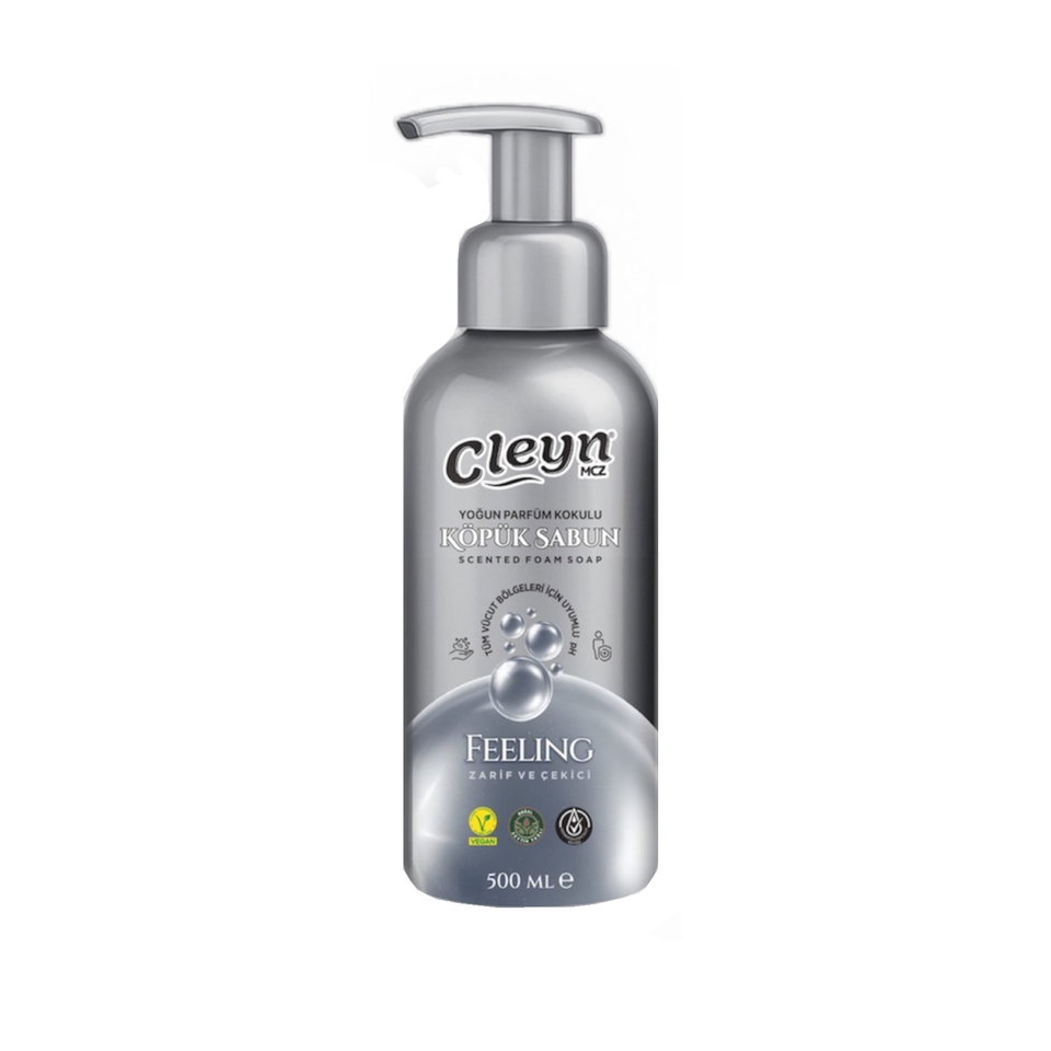 CLEYN KÖPÜK SABUN 500 ML-FEELING-SİLVER