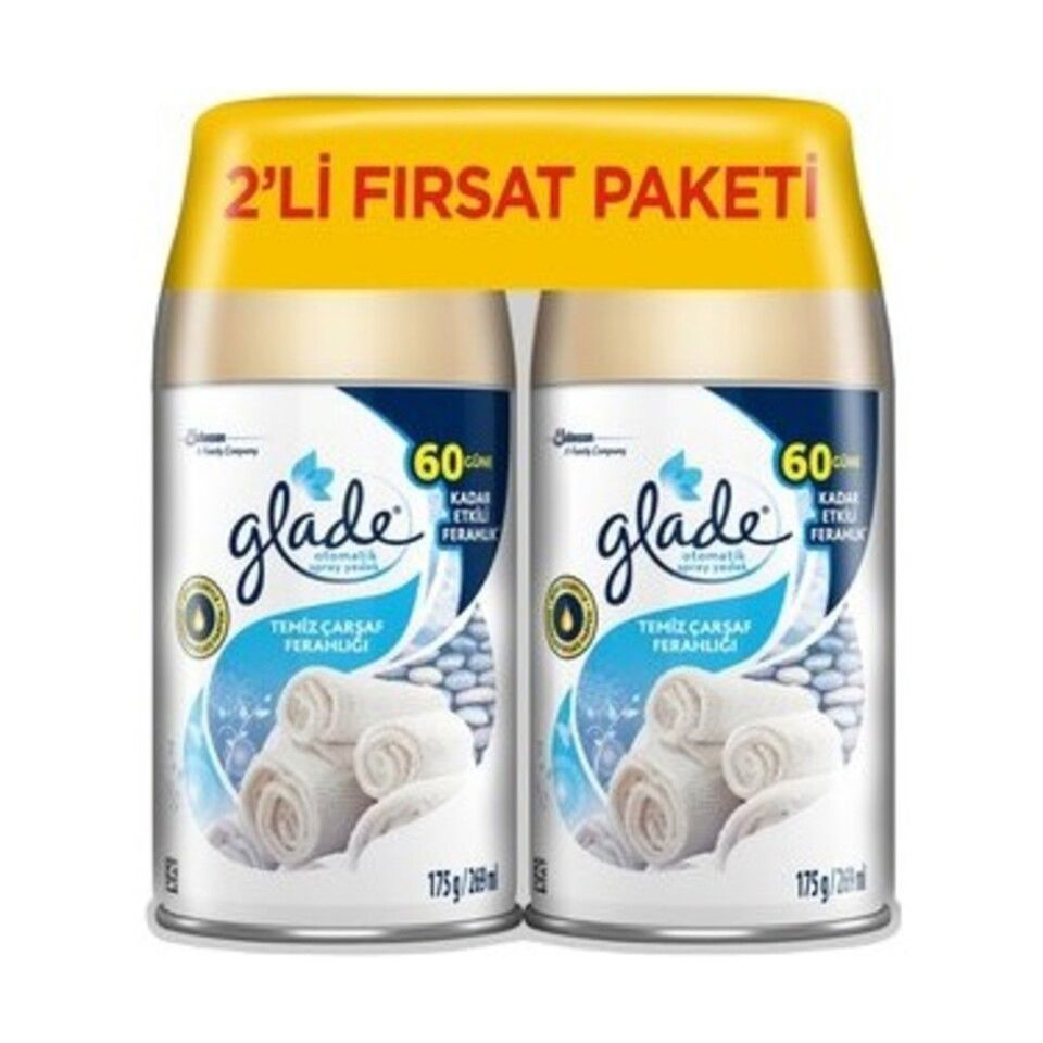 GLADE OTOMATİK SİSTEM 2'Lİ YEDEK-TEMİZ ÇARŞAF