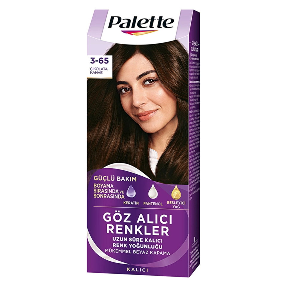 PALETTE YOĞUN GÖZ ALICI RENKLER 3-65 ÇİKOLATA KAHV