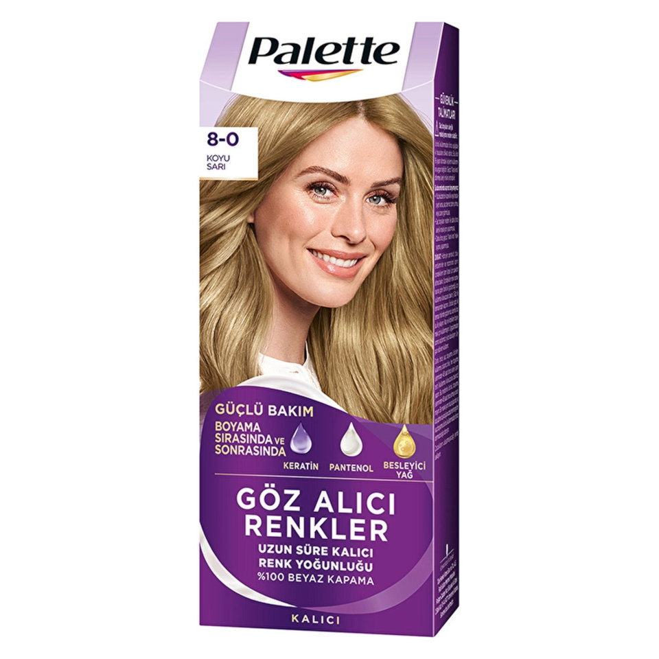 PALETTE YOĞUN GÖZ ALICI RENKLER 8-0 KOYU SARI