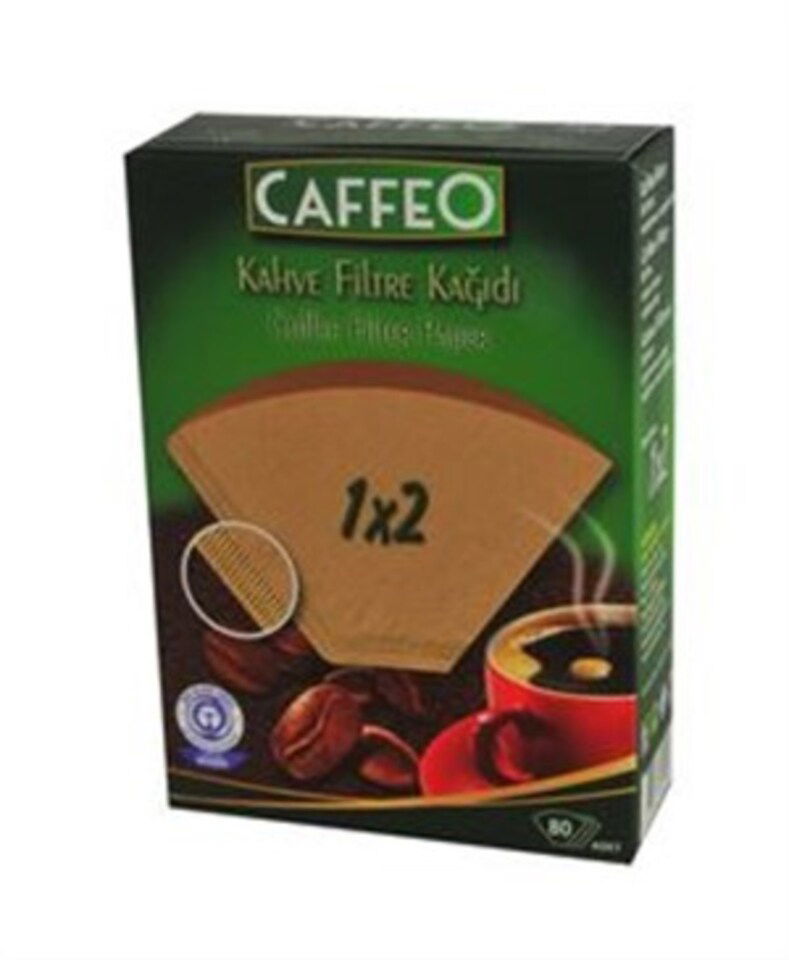 CAFFEO 1*2 KAHVE FİLTRESİ 80 ADET
