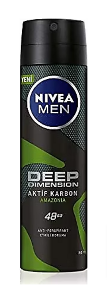 NİVEA DEO MEN 150 ML-DEEP AMAZONIA