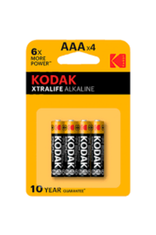 KODAK XTRALIFE ALKALINE İNCE PİL 4 LÜ
