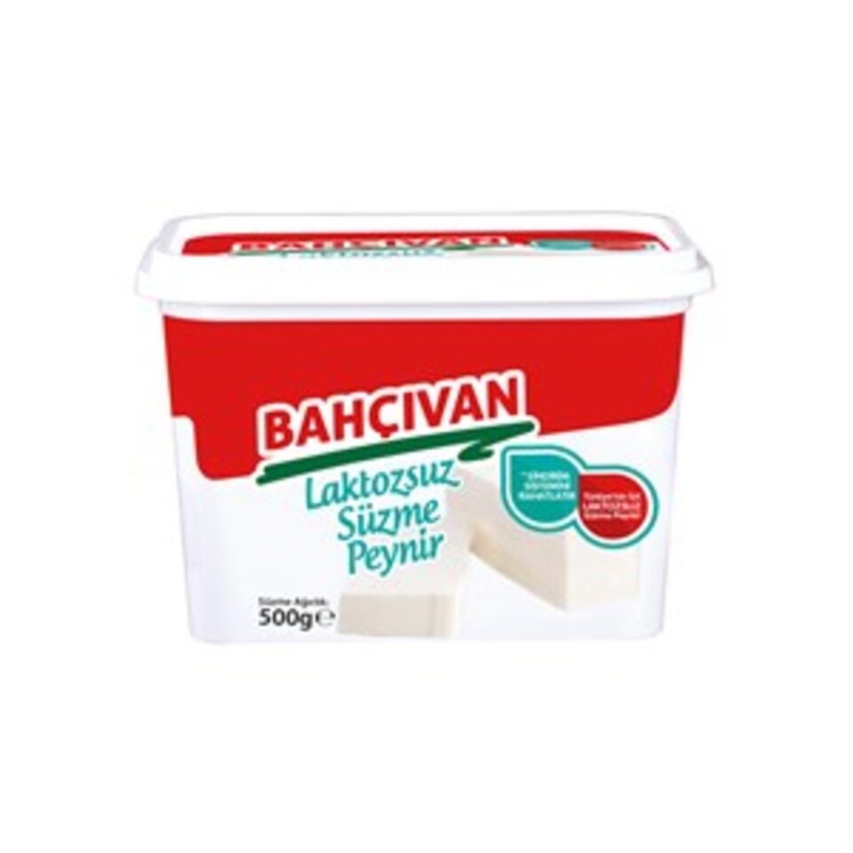 BAHÇIVAN SÜZME PEYNİR  500 GR LAKTOZSUZ Y.YAĞLI