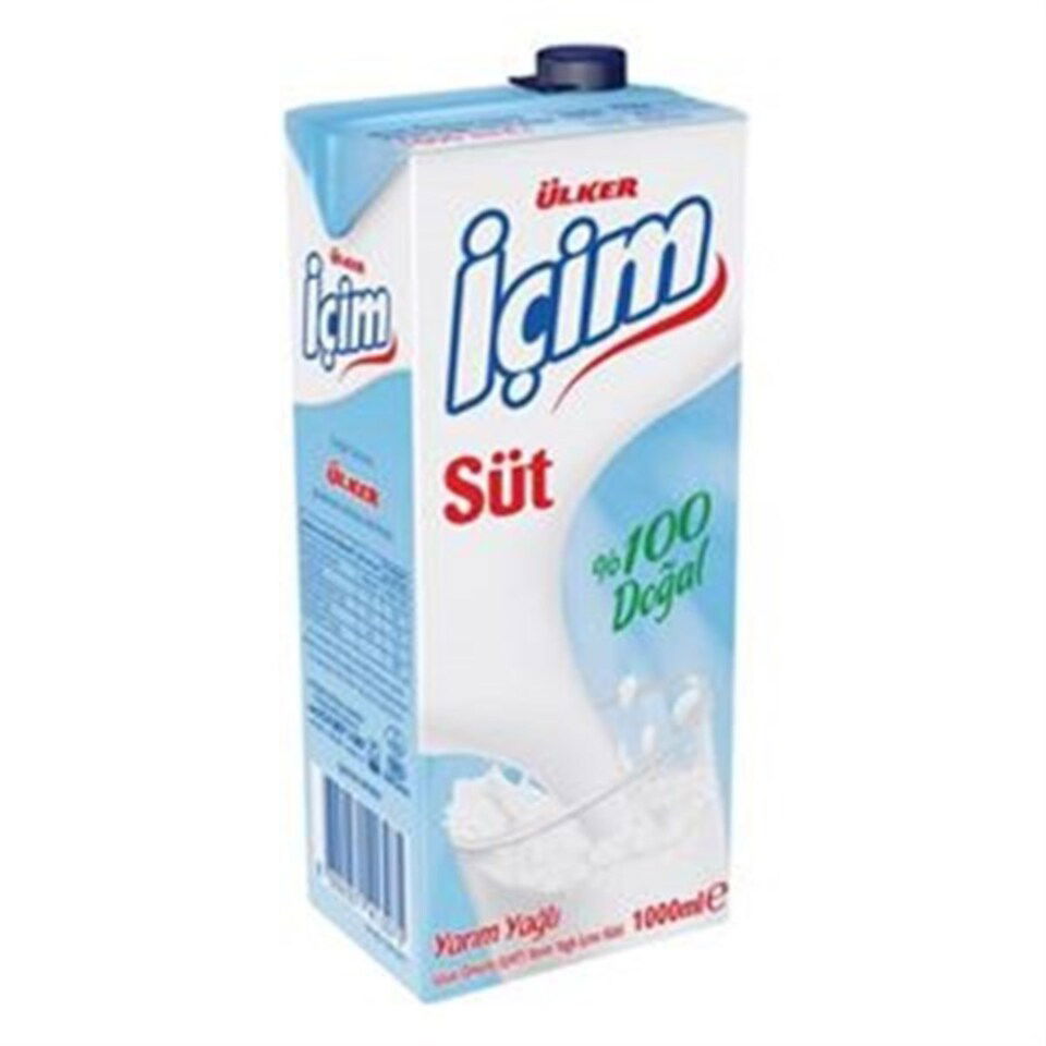 İÇİM SÜT 1 LT YARIM YAĞLI -UHT