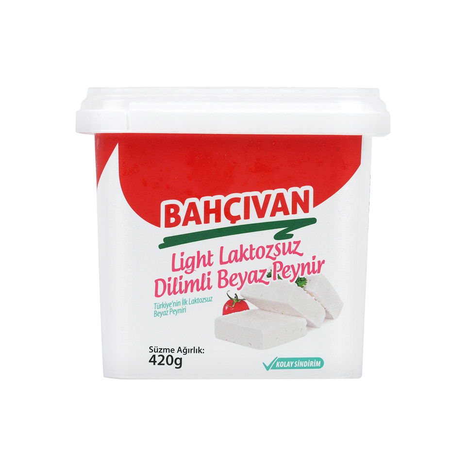 BAHÇIVAN B.PEYNİR 420 GR /LIGHT I LAKTOZSUZ - DİL