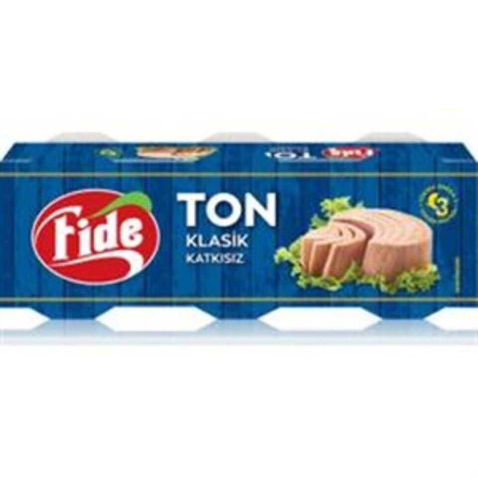 FİDE TON  BALIĞI 3*80 GR.-BÜTÜN DİLİM
