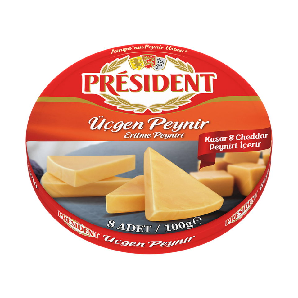 PRESIDENT CHEDDARLI ÜÇGEN PEYNİR 100 GR.