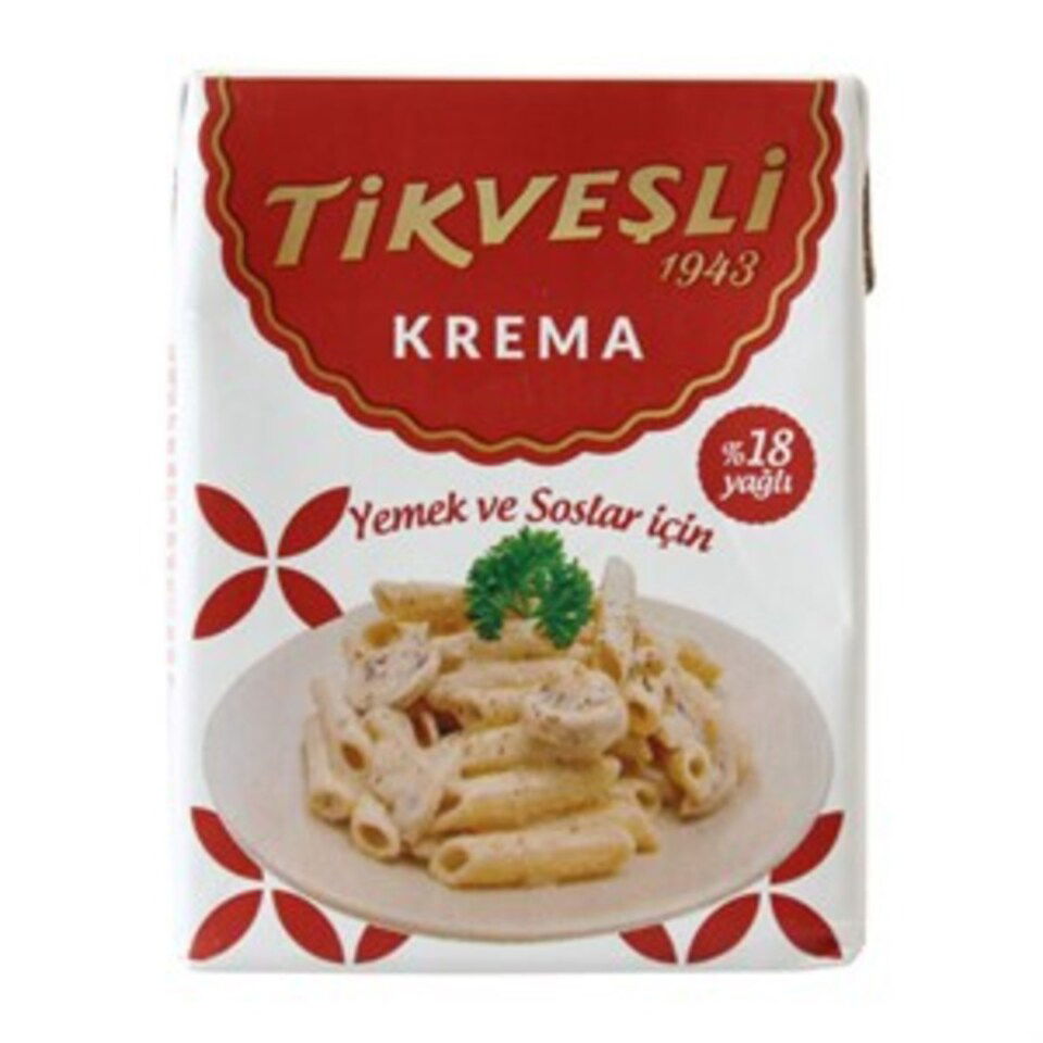 TİKVEŞLİ  KREMA 200 ML -       %18 YAĞLI
