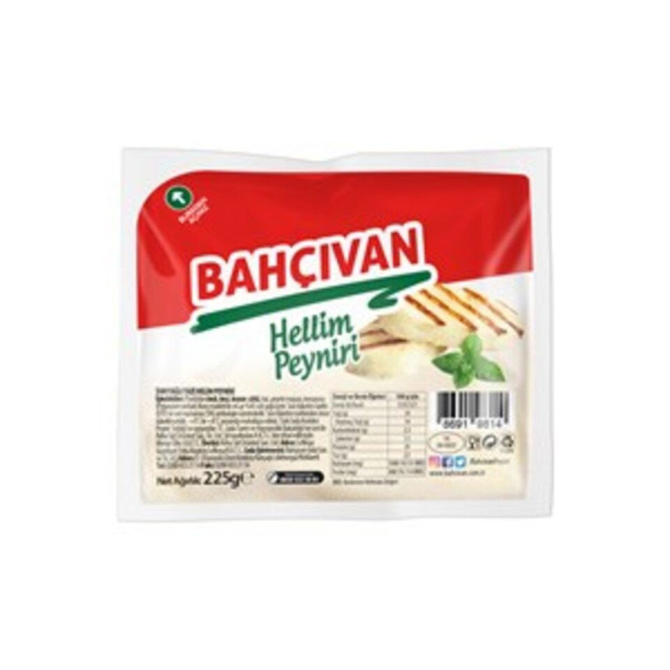 BAHÇIVAN HELLİM PEYNİRİ 225 GR  *12