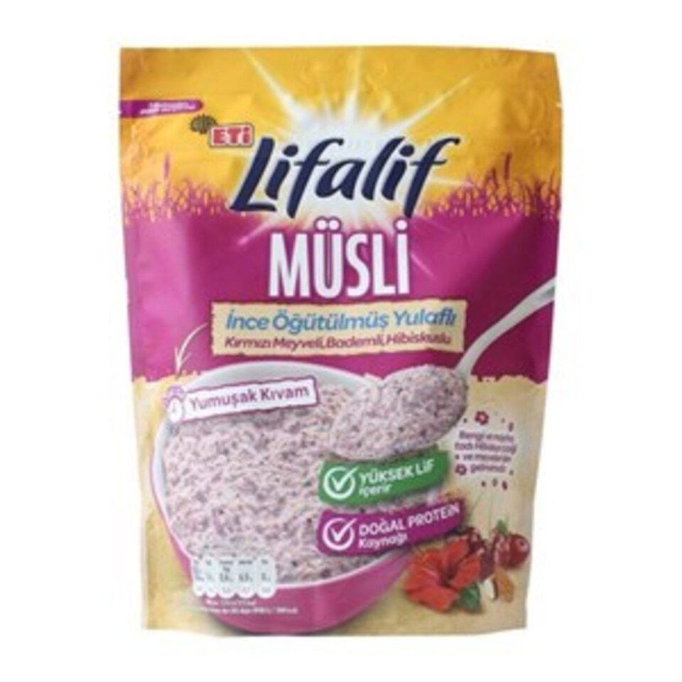 ETİ MÜSLİ İNCE ÇEŞNİLİ 250 GR - LİFALİF