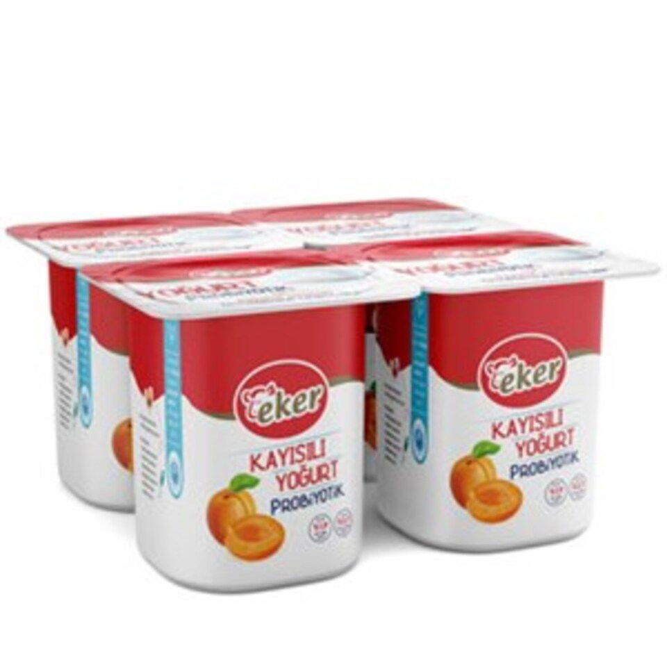 EKER  PROBİYOTİK YOĞURT 4X100 GR KAYISI