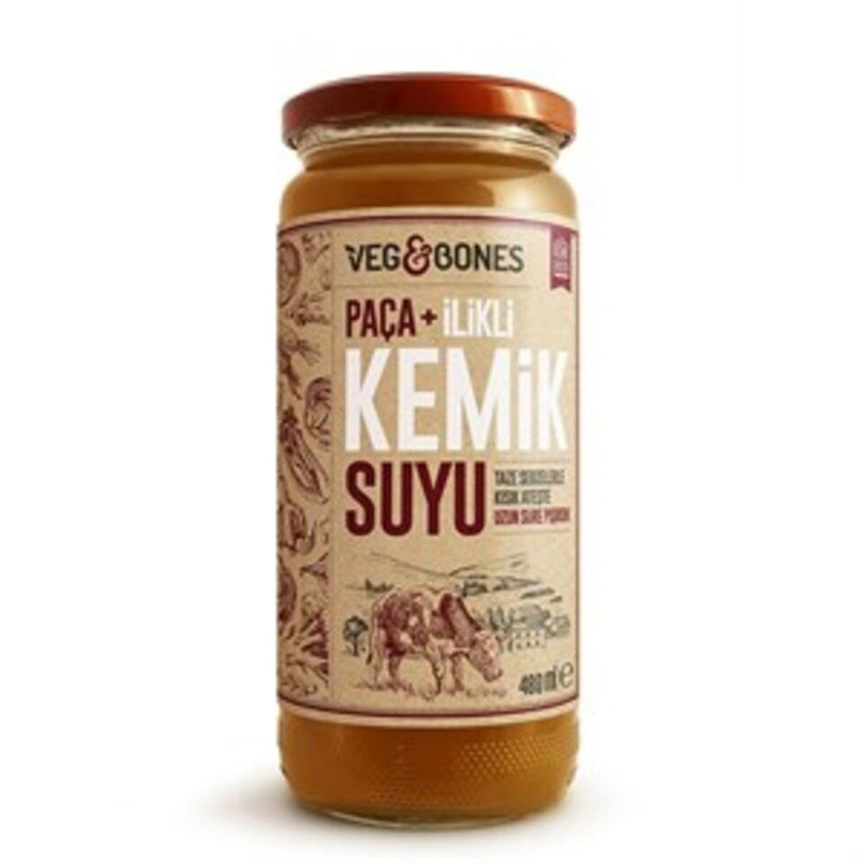 VEG&BONES PAÇA İLİKLİ KEMİKSUYU 480 ML