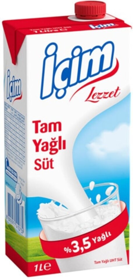 İÇİM SÜT 1 LTUHT 3,5 YAĞLI